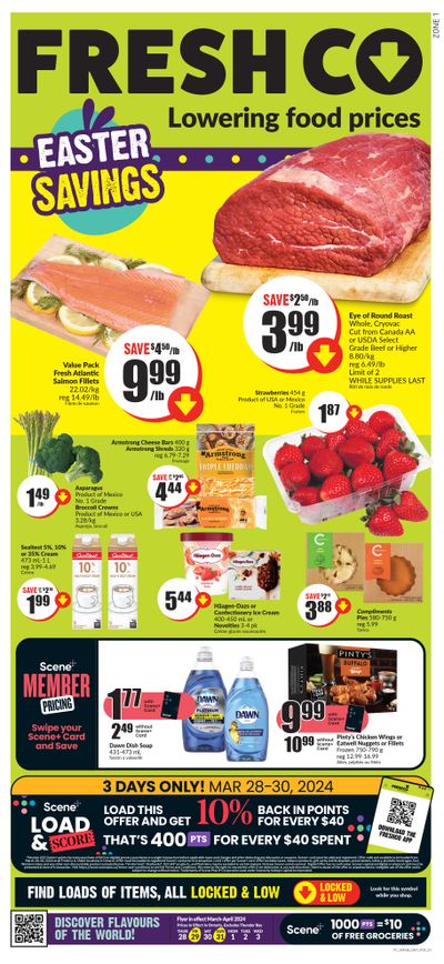 FreshCo (ON) Flyer March 28 to April 3
