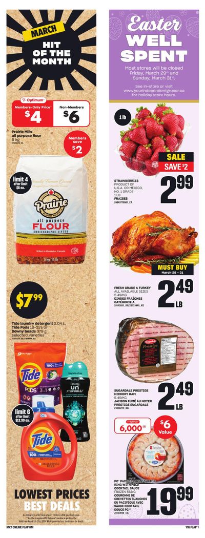 Independent Grocer (ON) Flyer March 28 to April 3