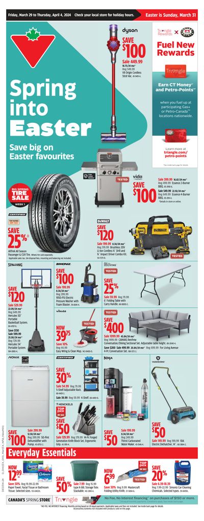 Canadian Tire (ON) Flyer March 29 to April 4