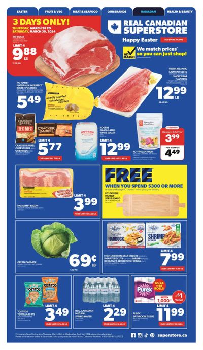 Real Canadian Superstore (West) Flyer March 28 to April 3