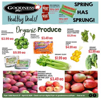 Goodness Me Flyer March 27 to April 2