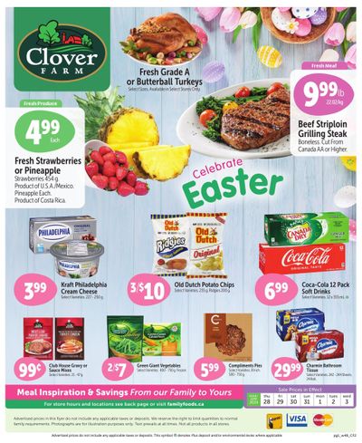 Clover Farm (Atlantic) Flyer March 28 to April 3