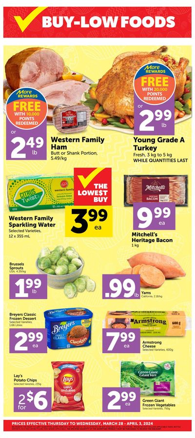 Buy-Low Foods Flyer March 28 to April 3