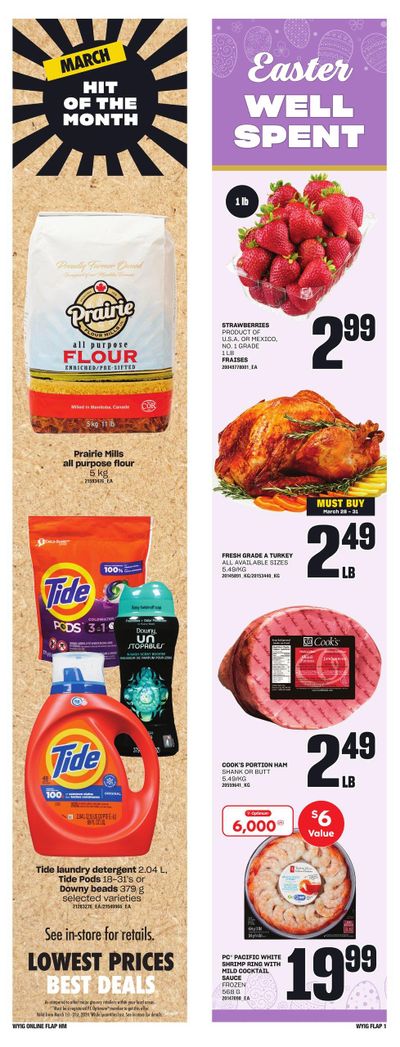 Independent Grocer (West) Flyer March 28 to April 3
