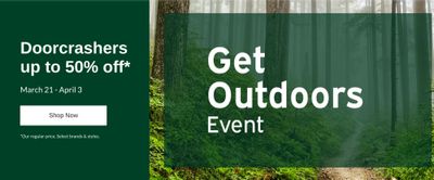 Atmosphere Canada Get Outdoors Event: Doorcrashers up to 50% off + More