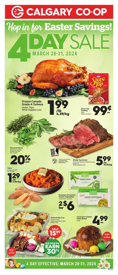 Calgary Co-op Flyer March 28 to April 3