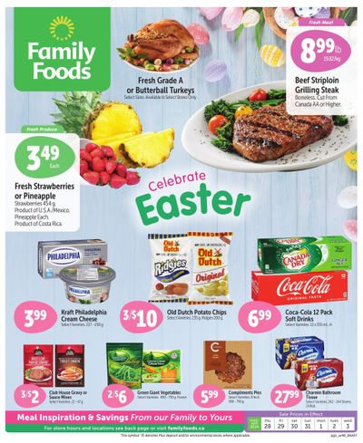 Family Foods Flyer March 28 to April 3