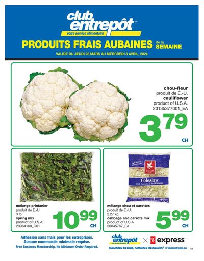 Wholesale Club (QC) Fresh Deals of the Week Flyer March 28 to April 3