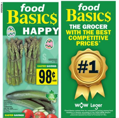 Food Basics Ontario Flyer Deals March 28th – April 3rd