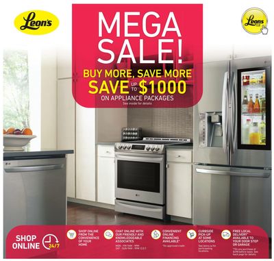 Leon's Appliances Flyer May 28 to June 3