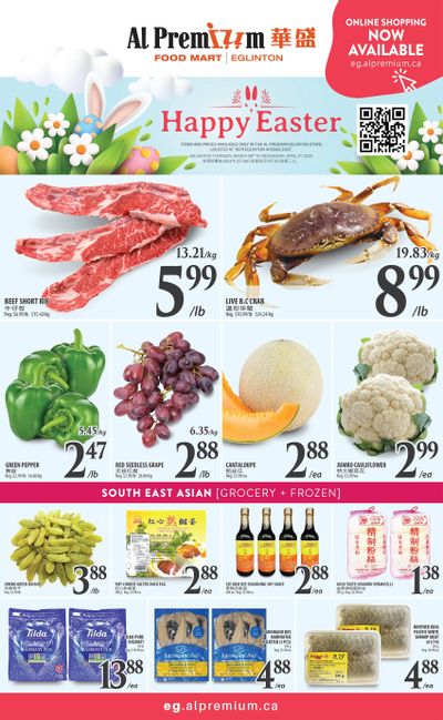 Al Premium Food Mart (Eglinton Ave.) Flyer March 28 to April 3