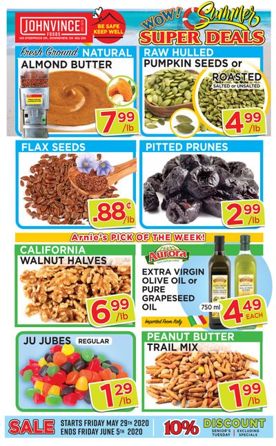 Johnvince Foods Flyer May 29 to June 5