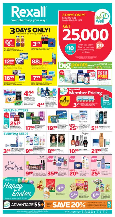 Rexall (ON) Flyer March 29 to April 4