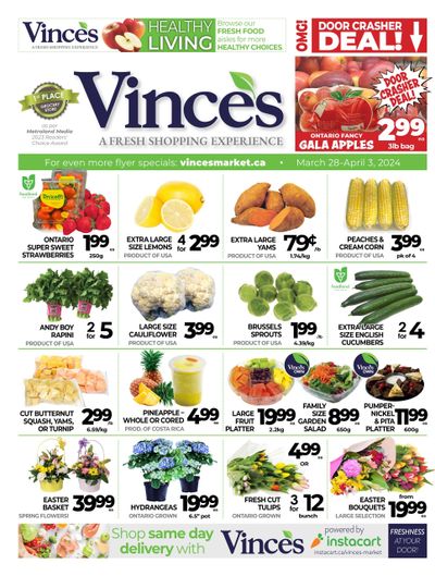 Vince's Market Flyer March 28 to April 3