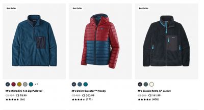 Patagonia Canada Sale: Save up to 50% Off on Past-Season Products, Online Only!