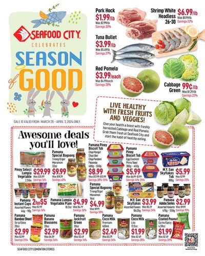 Seafood City Supermarket (West) Flyer March 28 to April 3