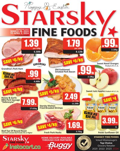 Starsky Foods Flyer March 28 to April 3