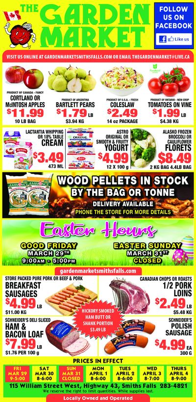 The Garden Market Flyer March 29 to April 4