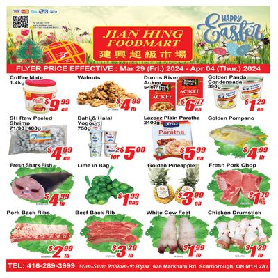 Jian Hing Foodmart (Scarborough) Flyer March 29 to April 4