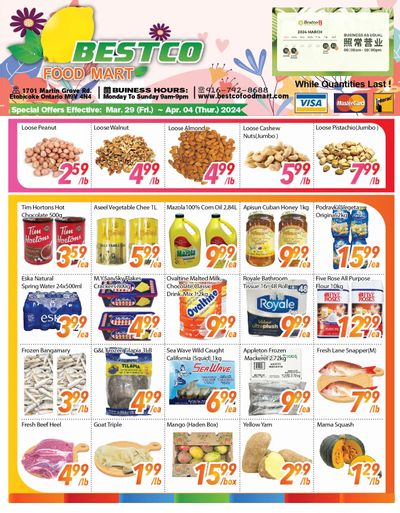 BestCo Food Mart (Etobicoke) Flyer March 29 to April 4