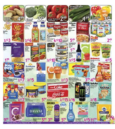 Food Fare Flyer March 30 to April 5