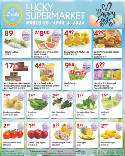 Lucky Supermarket (Edmonton) Flyer March 29 to April 4