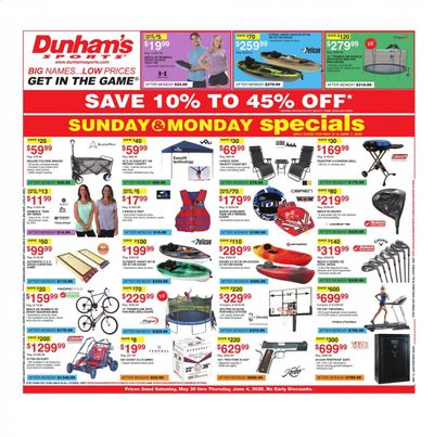 Dunham's Sports Weekly Ad & Flyer May 30 to June 4