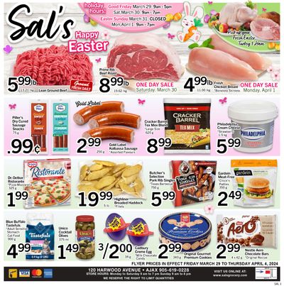 Sal's Grocery Flyer March 29 to April 4