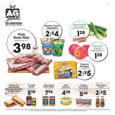 AG Foods Flyer March 31 to April 6