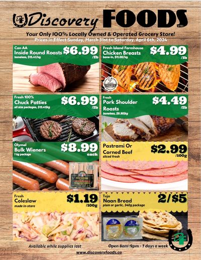 Discovery Foods Flyer March 31 to April 6