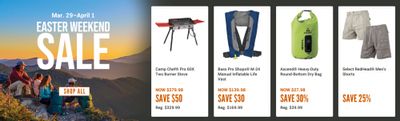 Cabela’s & Bass Pro Shops Canada: Easter Weekend Sale + Free Shipping When You Spend $49 with Promo Code