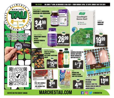 Marches Tau Monthly Flyer April 1 to May 5