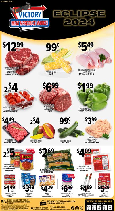 Victory Meat Market Flyer April 2 to 6