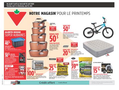 Canadian Tire (QC) Flyer April 4 to 10