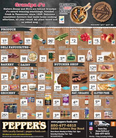 Pepper's Foods Flyer April 2 to 8