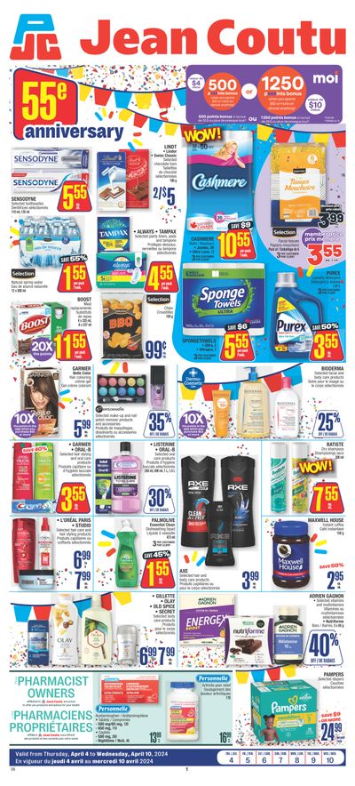 Jean Coutu (ON) Flyer April 4 to 10