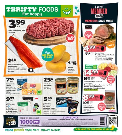 Thrifty Foods Flyer April 4 to 10