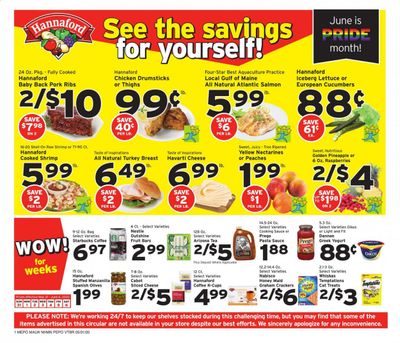 Hannaford Weekly Ad & Flyer May 31 to June 6