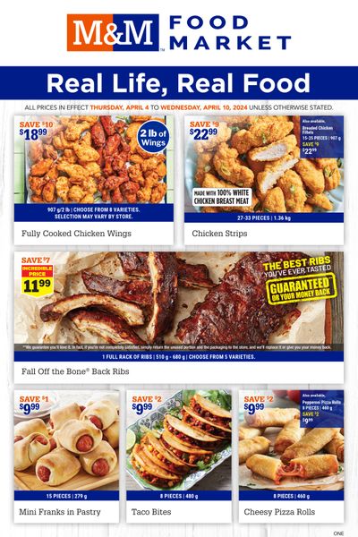 M&M Food Market (ON) Flyer April 4 to 10