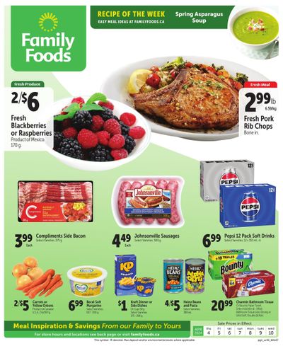 Family Foods Flyer April 4 to 10