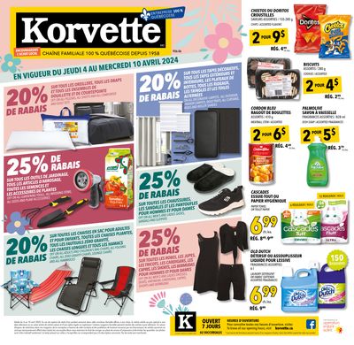 Korvette Flyer April 4 to 10