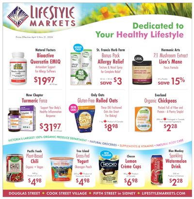 Lifestyle Markets Flyer April 3 to 21
