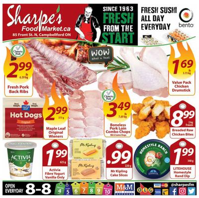 Sharpe's Food Market Flyer April 4 to 10