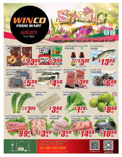 WinCo Food Mart (HWY 7) Flyer April 4 to 10