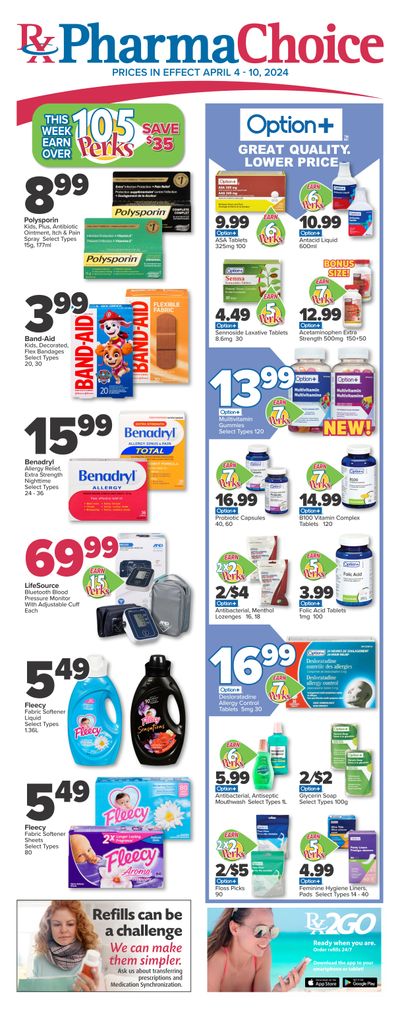 PharmaChoice (BC, AB, SK & MB) Flyer April 4 to 10