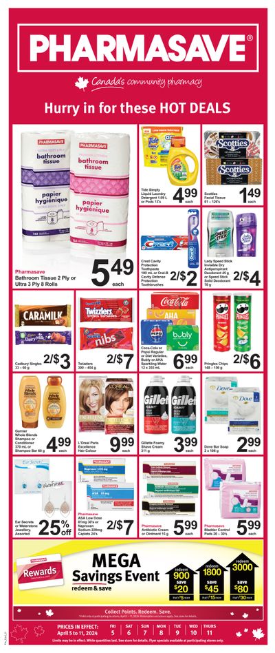 Pharmasave (ON) Flyer April 5 to 11