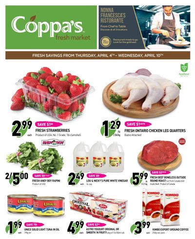 Coppa's Fresh Market Flyer April 4 to 10