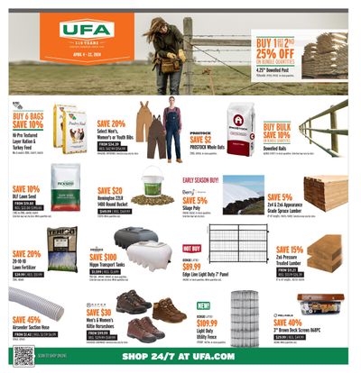 UFA Co-operative Limited Flyer April 4 to 22