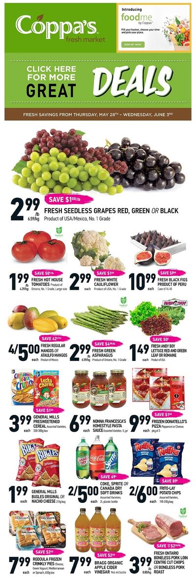 Coppa's Fresh Market Flyer May 28 to June 3