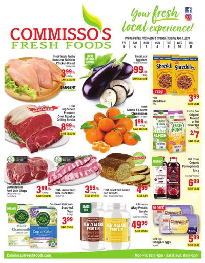 Commisso's Fresh Foods Flyer April 5 to 11